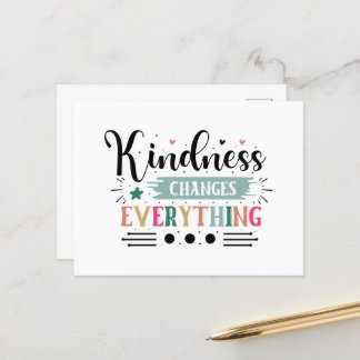 Inspirationsfreundlichkeit ändert alles postkarte