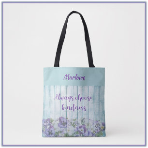 Inspirationsfreundlichkeit Blau Tasche