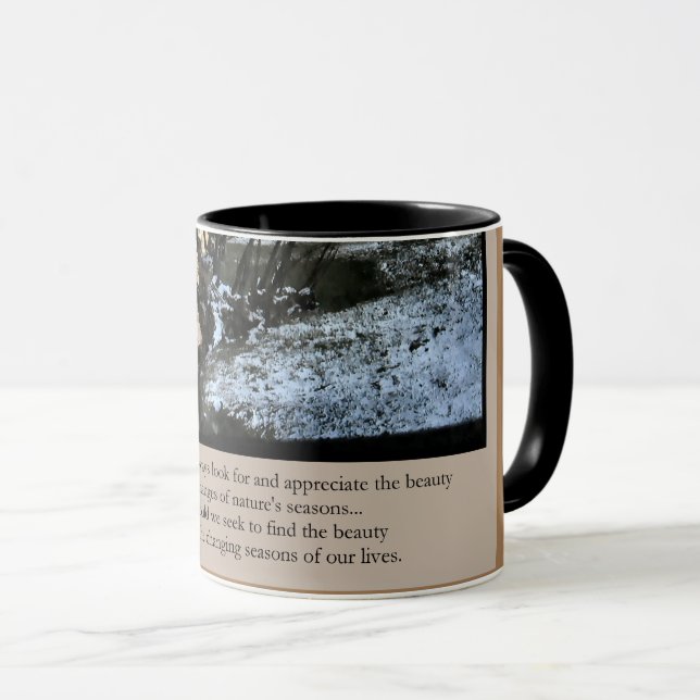 Inspirationsgeschenke Jahreszeiten für unser Leben Tasse (VorderseiteRechts)
