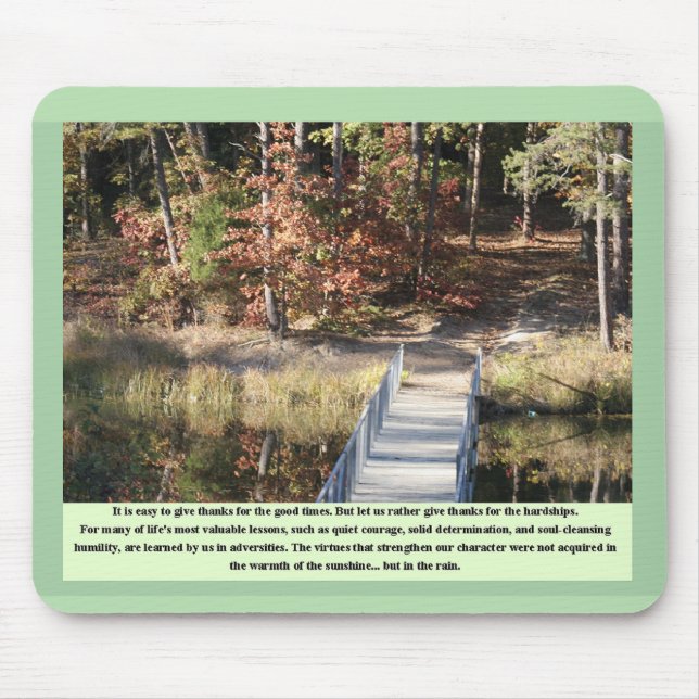 Inspirationsgeschenke Stille Courage Mousepad (Vorne)