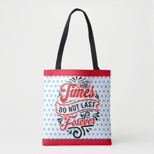 Inspirationsharte Zeiten Tasche (Vorderseite)