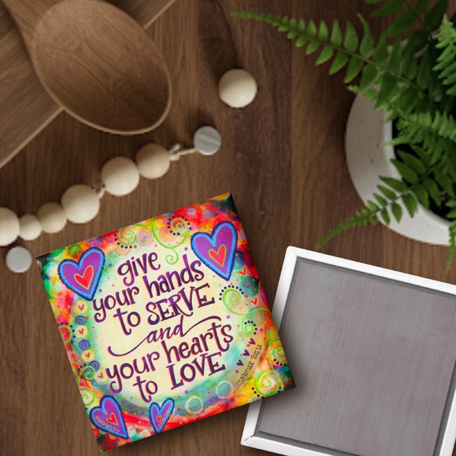 Inspirationsinspirierende Ankurbelung von Handwört Magnet (Von Creator hochgeladen)