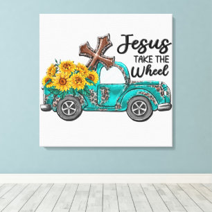 Inspirationsinterne Sonnenblume/LKW-Verbreitung Leinwanddruck