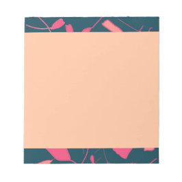 Inspirationsinternes botanisches Design Editor Notizblock