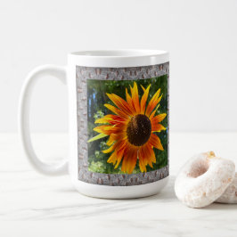 Inspirationskaffee-Tasse mit fröhlichen Sonnenblum Kaffeetasse