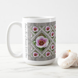 Inspirationskaffee-Tasse mit Mariposa-Lilien Kaffeetasse