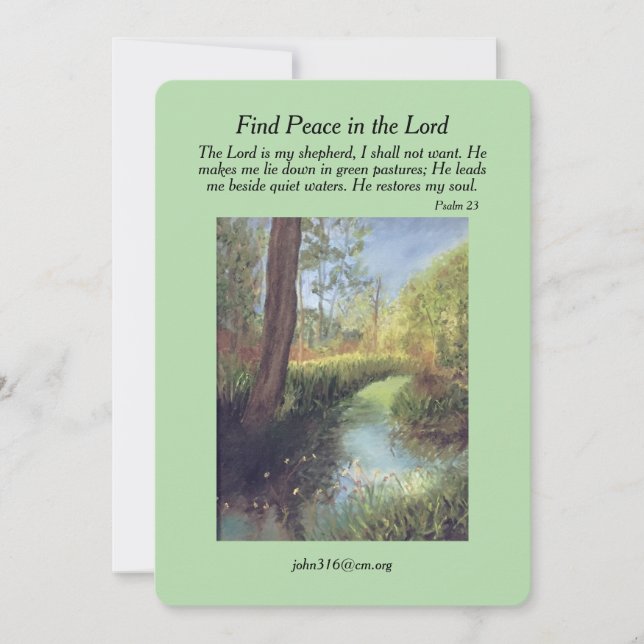 Inspirationskarte Feiertagskarte (Vorderseite)