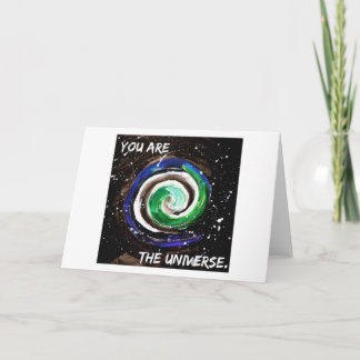 Inspirationskarte - Sie sind das Universum Karte