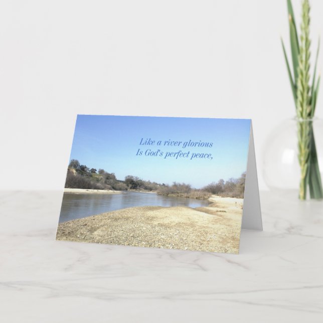 Inspirationskarte: Wie ein Fluss Glorious Karte (Vorderseite)