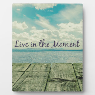 Inspirationsleben im Moment des Affirmationskurses Fotoplatte