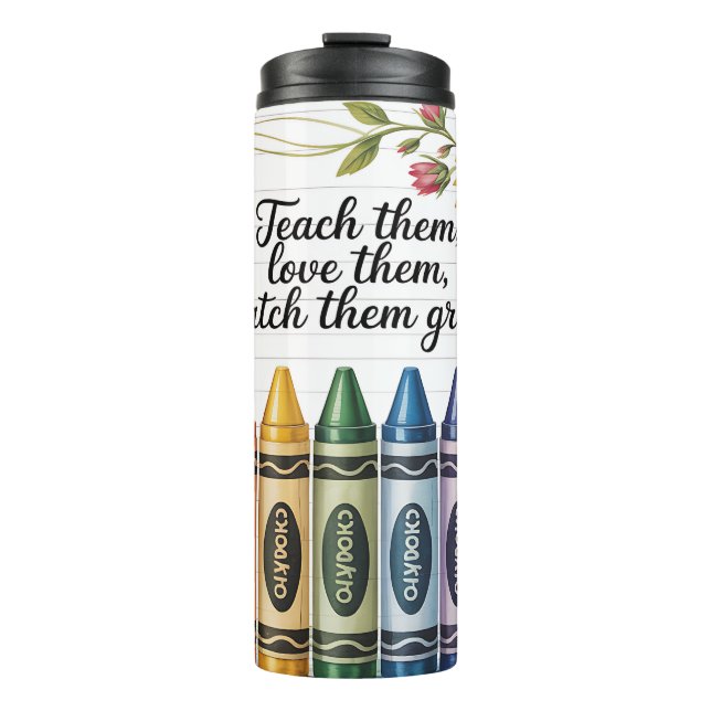 Inspirationslehrer Tumbler Thermosbecher (Vorderseite)