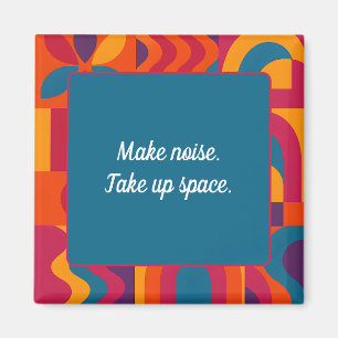 Inspirationsmagazin - Abstraktes Muster Magnet