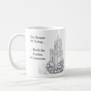 Inspirationsmittelalterliches Schloss Kaffeetasse