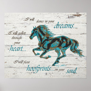 Inspirationspferd Poster