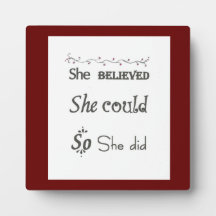 Inspirationsplatte mit Easel Women Girls