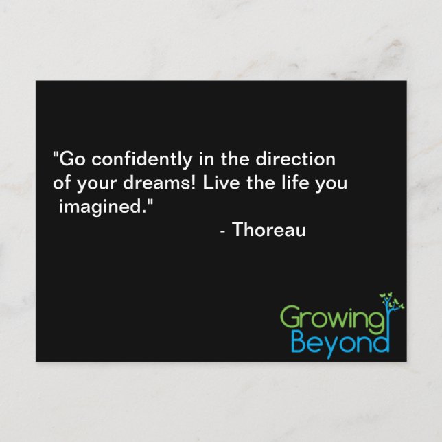 Inspirationspostkarte Nr. 9 Postkarte (Vorderseite)