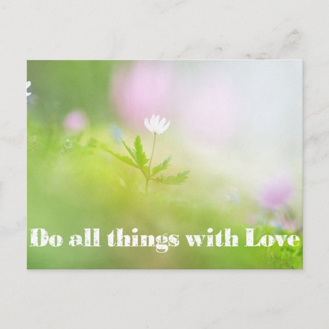 Inspirationspostkarte Postkarte (Vorderseite)