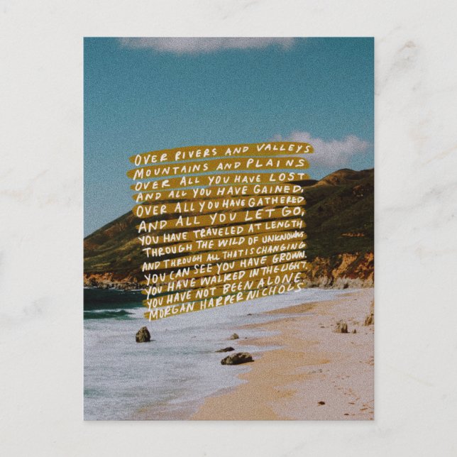 Inspirationspostkarte Postkarte (Vorderseite)