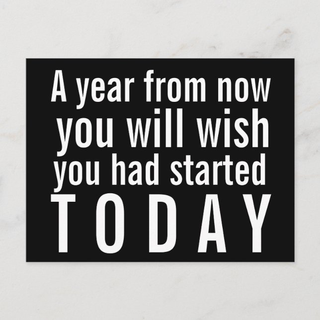 Inspirationspostkarte Postkarte (Vorderseite)