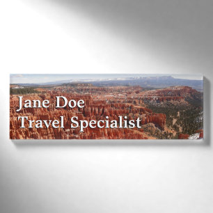Inspirationspunkt am Bryce Canyon I Namenschild