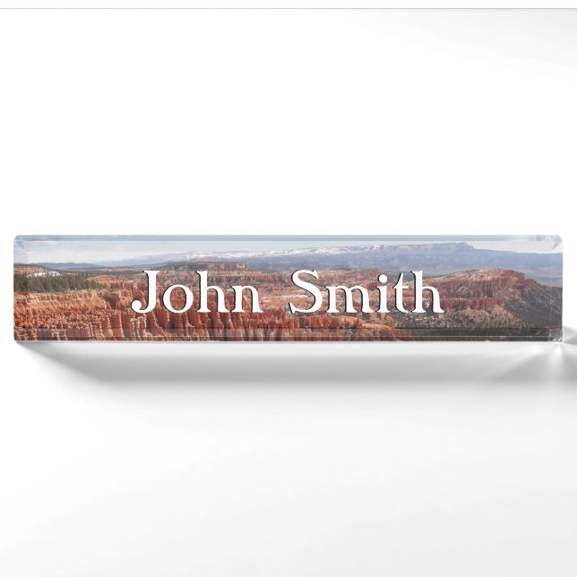 Inspirationspunkt am Bryce Canyon I Namensplakette (Vorderseite)