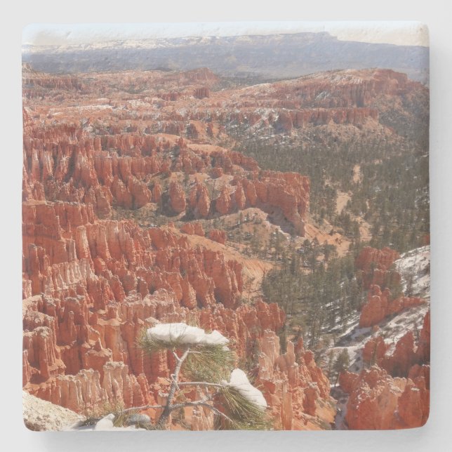 Inspirationspunkt am Bryce Canyon I Steinuntersetzer (Vorderseite)