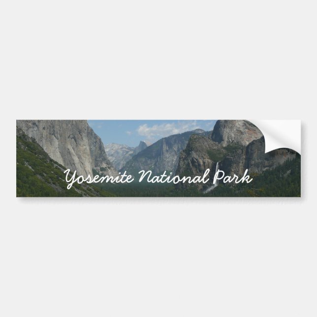Inspirationspunkt im Yosemite-Nationalpark Autoaufkleber (Vorne)
