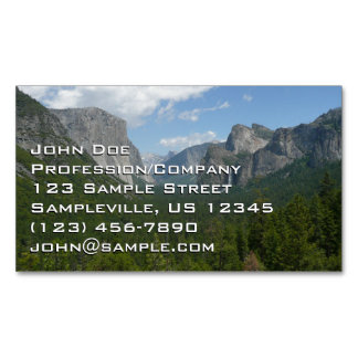 Inspirationspunkt im Yosemite-Nationalpark Magnetische Visitenkarte