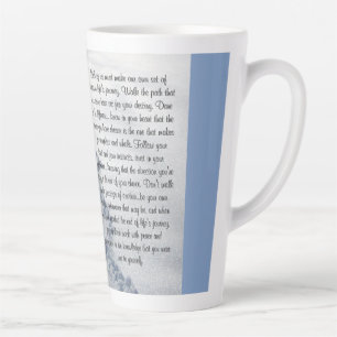 Inspirationsquelle für neue Spuren Milchtasse