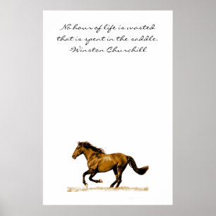 Inspirationsquelle für Pferde Poster