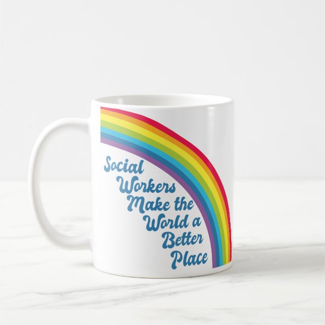 Inspirationsquelle für soziale Arbeit Kaffeetasse (Links)