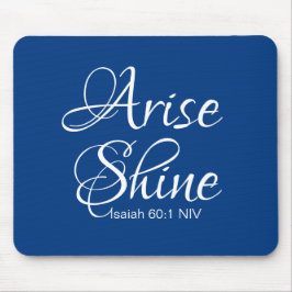Inspirationsquelle und Shine Bible Verse Glaube Mousepad