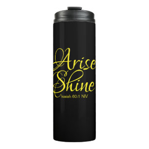 Inspirationsquelle und Shine Faith Black Thermal Thermosbecher