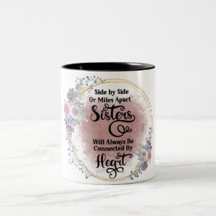 Inspirationsquellen Zitat Zwei-Tonen-Kaffee-Tasse Zweifarbige Tasse