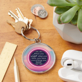 Inspirationsrosa Cloud Schlüsselanhänger