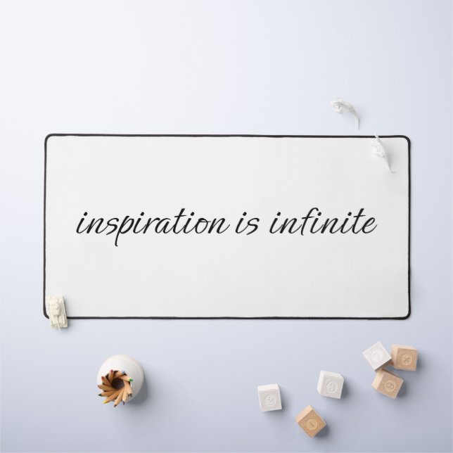 Inspirationsschreibmatte Schreibtischunterlage (Kindertisch)