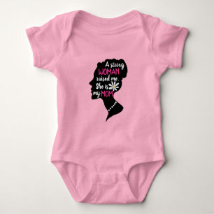 Inspirationsstarke Frau rosa Muttertag Baby Strampler