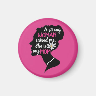 Inspirationsstarke Frau rosa Muttertag Magnet
