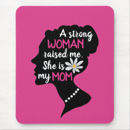 Inspirationsstarke Frau rosa Muttertag Mousepad