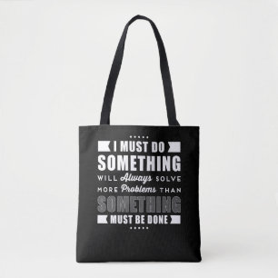 Inspirationsstiftendes positives Motivierend Spric Tasche