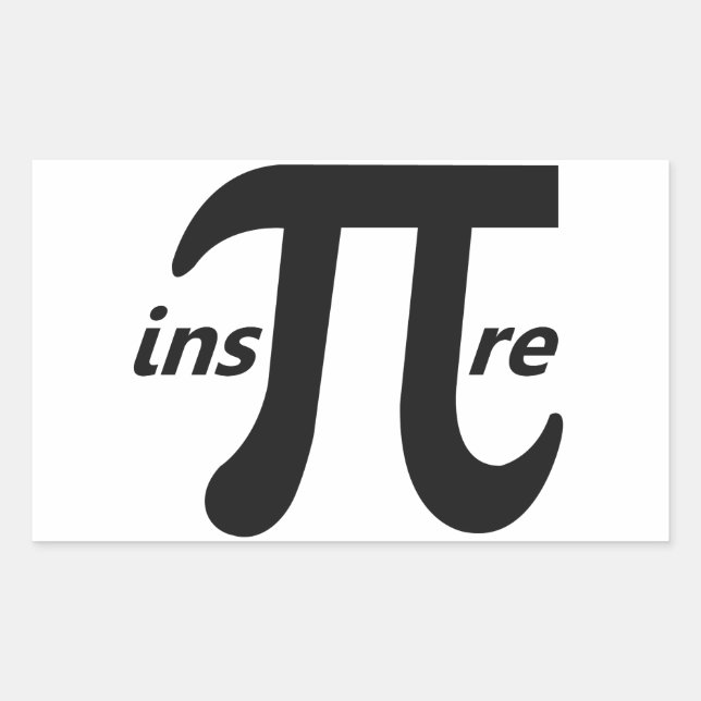 Inspirationssymbol inspiriert rechteckiger aufkleber (Vorderseite)