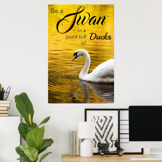Inspirationstypografie sei ein Geschenk für einen  Poster