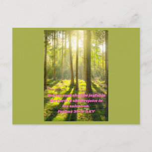 Inspirationsurteil aus der Bibel Postkarte