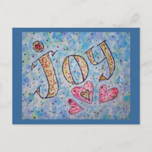 Inspirationswort "Freude" Postkarte