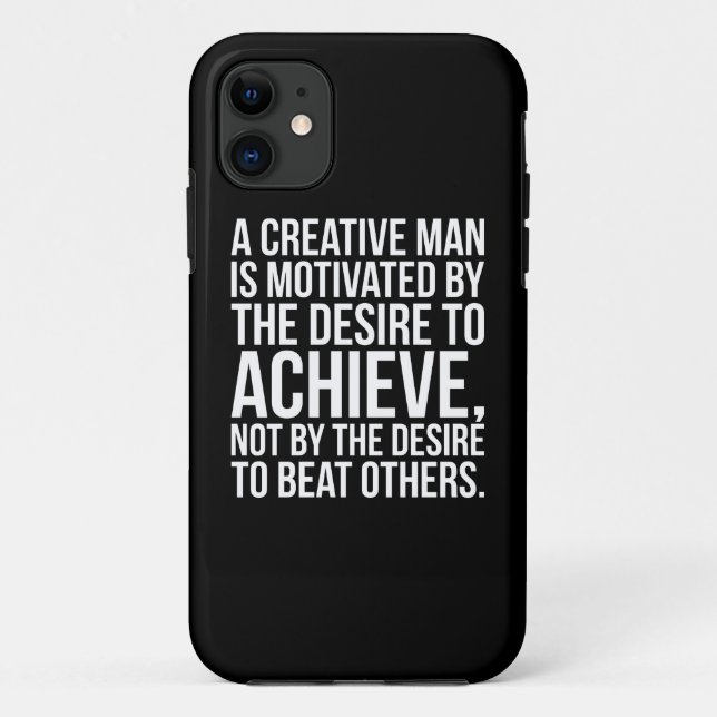 Inspirationsworte - Ziel ist es, Case-Mate iPhone Hülle (Rückseite)