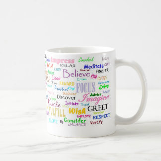 Inspirationswörter Kaffeetasse