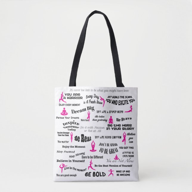 Inspirationsyoga Tasche (Vorderseite)