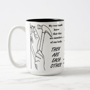 Inspirative Tasse - Meine Hände