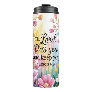 Inspirativer christlicher Schrift-Tumbler Thermosbecher