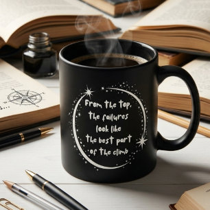 Inspiratives personalisiertes motivierendes Zitat- Tasse